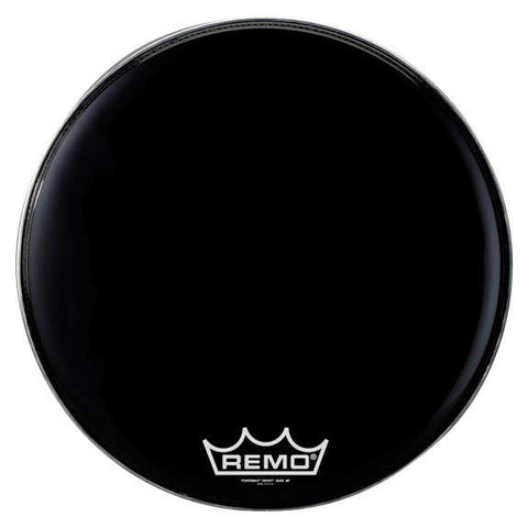 Remo Black Suede Powermax Marching Bass Drum Head
