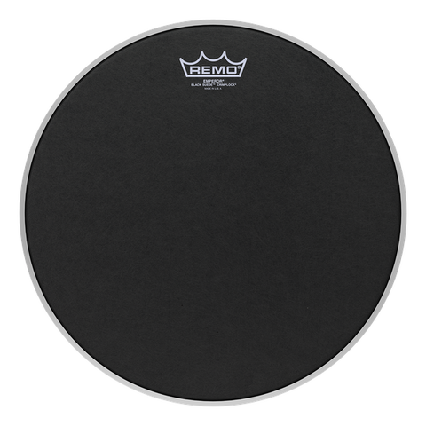 Remo Emperor Black Suede Crimplock Marching Tenor Head