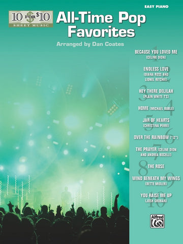 10 for 10 Sheet Music: All-Time Pop Favorites (Easy Piano)