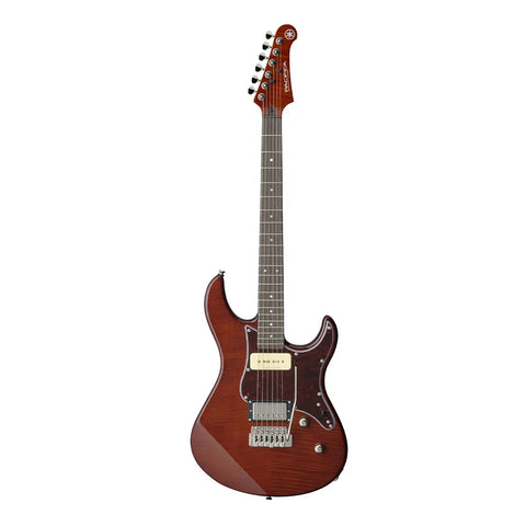 Yamaha PAC611VFM Electric Guitar in Root Beer