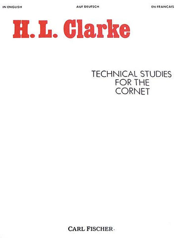 Technical Studies For The Cornet (Clarke)